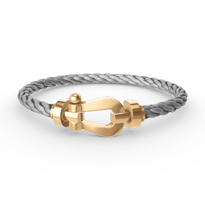 [⭐Glow]FORCE LARGE HORSESHOE NO DIAMOND BRACELET GOLD