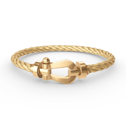 [⭐Glow]FORCE LARGE HORSESHOE NO DIAMOND BRACELET GOLD