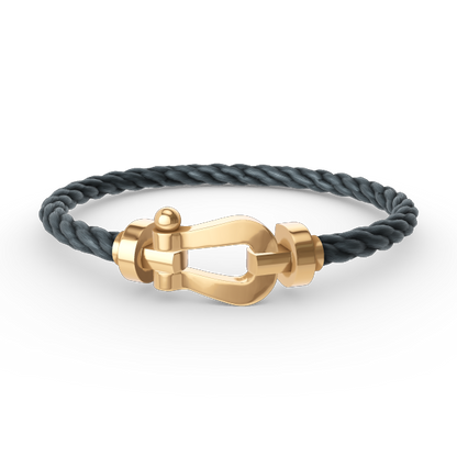 [⭐Glow]FORCE LARGE HORSESHOE NO DIAMOND BRACELET GOLD