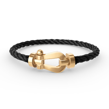 [⭐Glow]FORCE LARGE HORSESHOE NO DIAMOND BRACELET GOLD