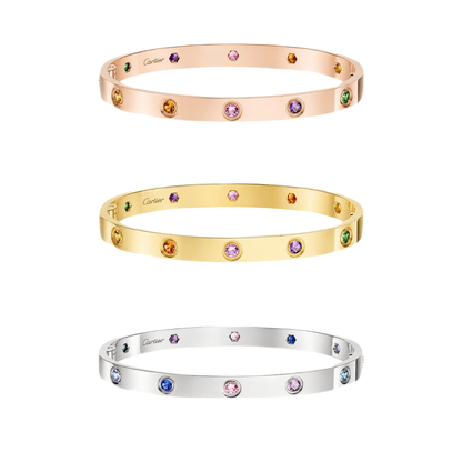 [⭐Glow] 2026 RAINBOW LOVE BRACELET 6.1MM  10 DIAMONDS