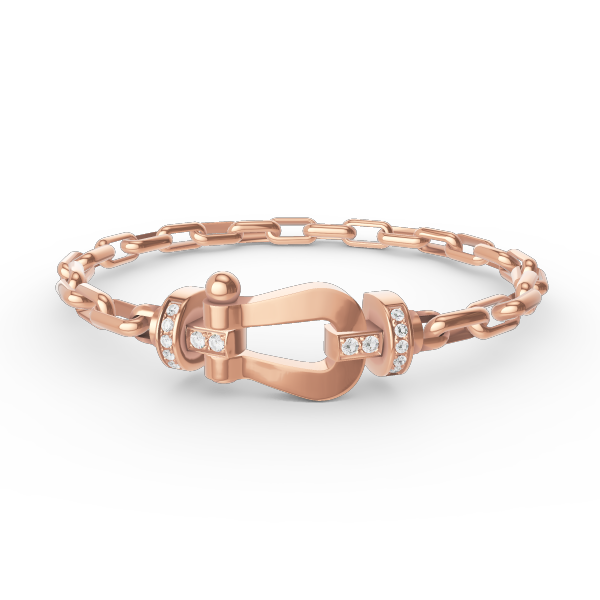 [⭐Glow]FORCE LARGE HORSESHOE CLASP  METAL BRACELET
