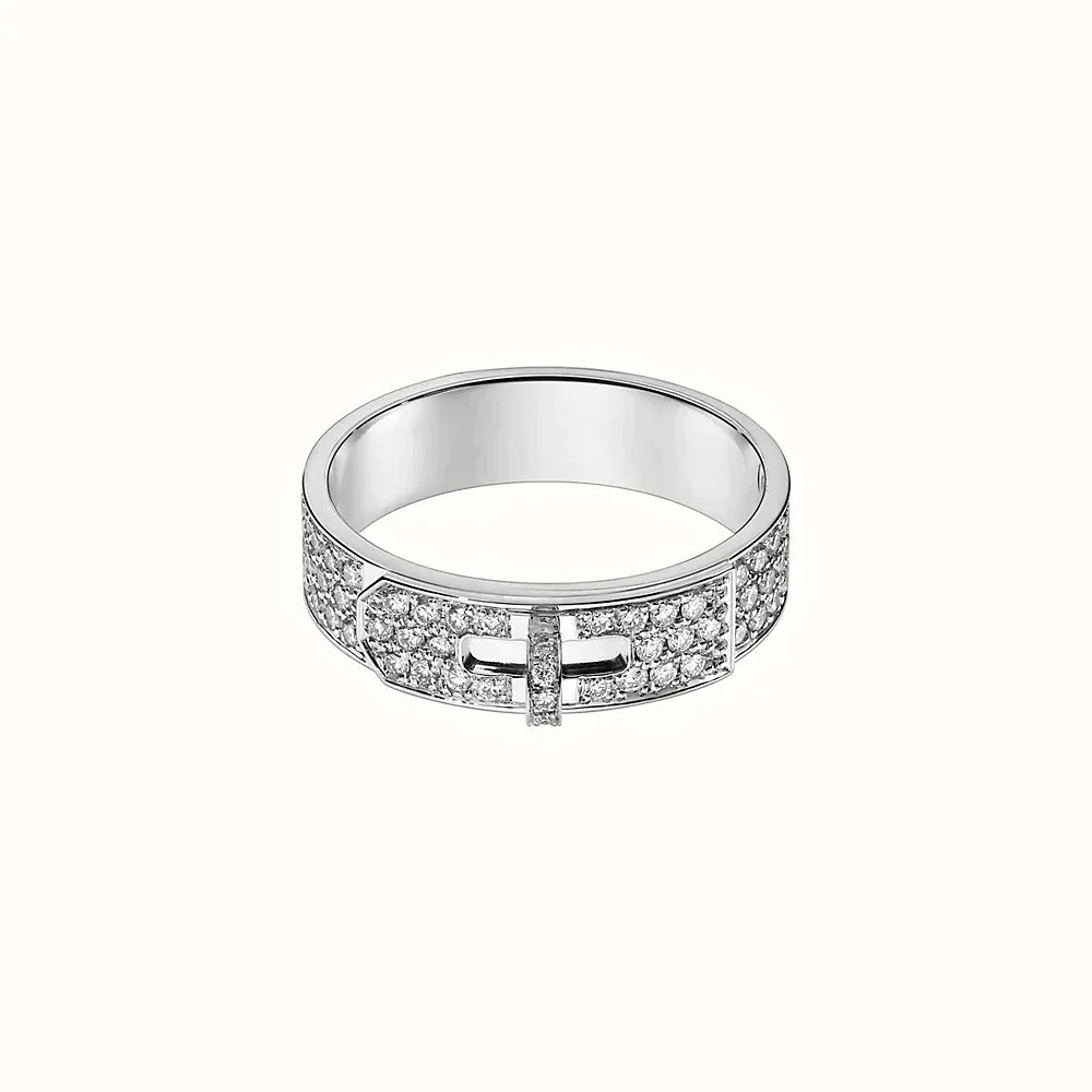 [⭐Glow]KELLY SILVER DIAMOND RING