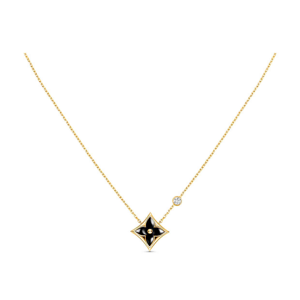 [⭐Glow]STAR BLACK MOP NECKLACE