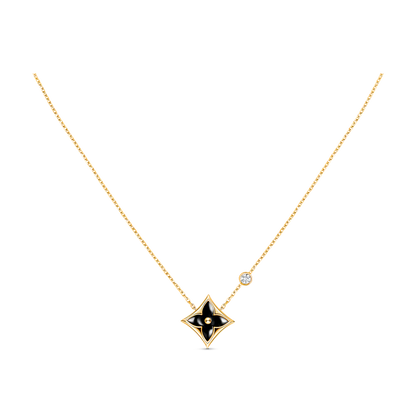 [⭐Glow]STAR BLACK MOP NECKLACE