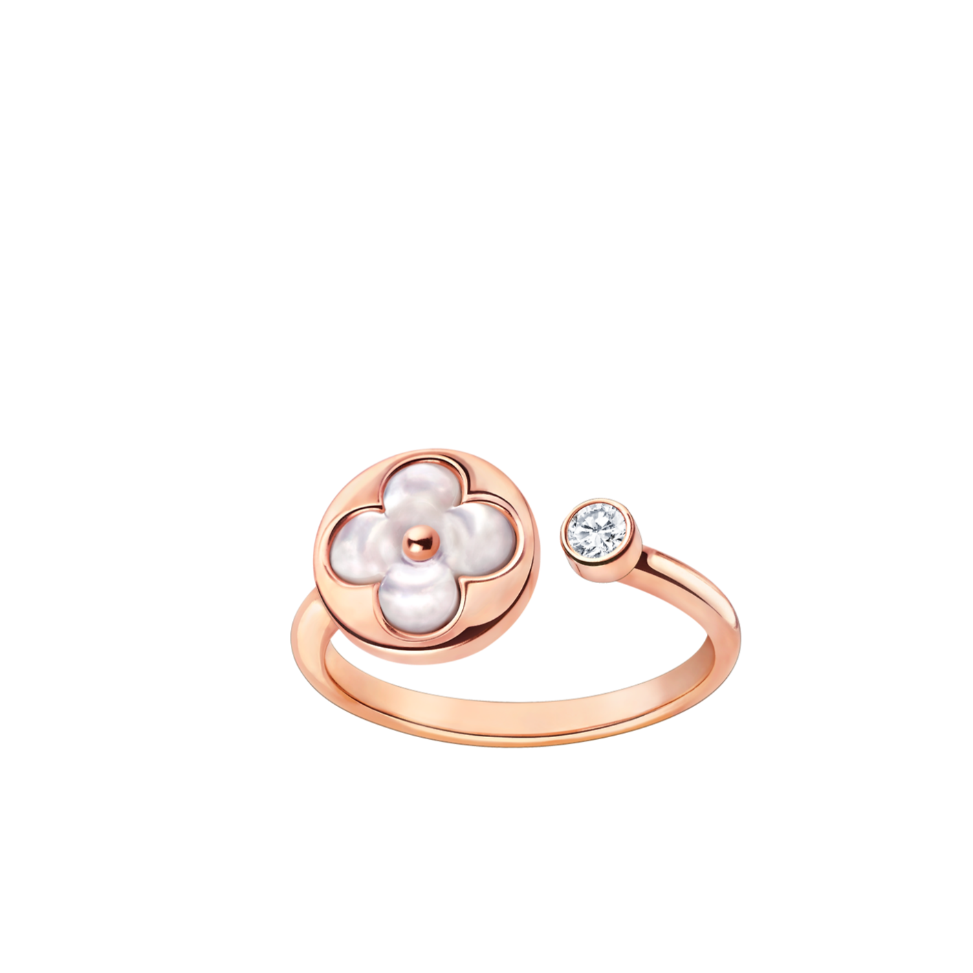 [⭐Glow]SUN 1 DIAMOND PINK MOP RING