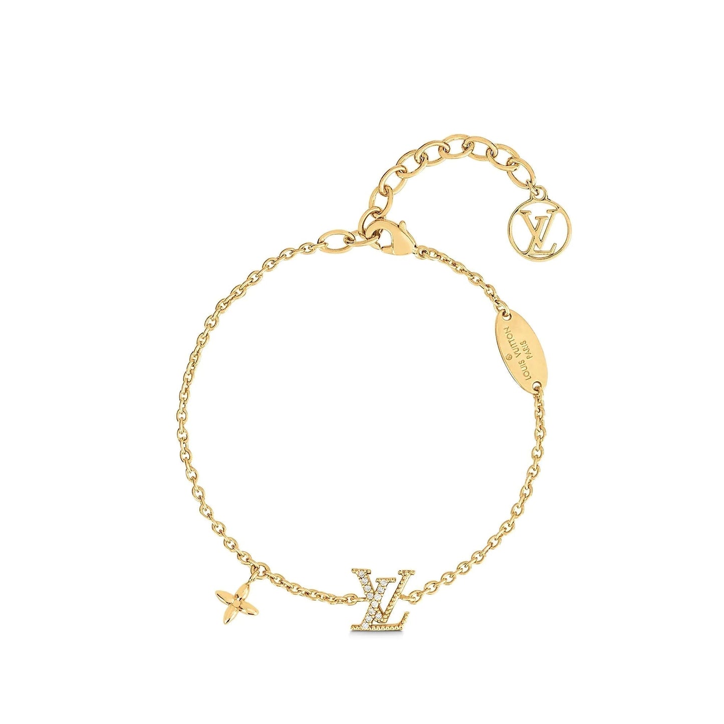 [⭐Glow]LOGO STAR MOTIF GOLD BRACELET