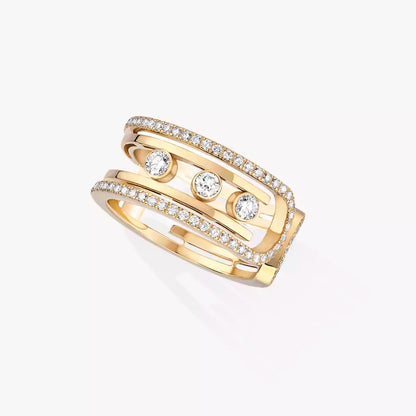 [⭐Glow]Move 10th Diamond Ring in Gold