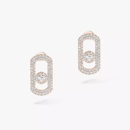 [⭐Glow]So Move Pave_-Set Diamond Earrings in Silver