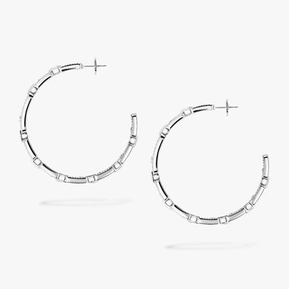 [[⭐Glow]Move Link Diamond Hoop Earrings