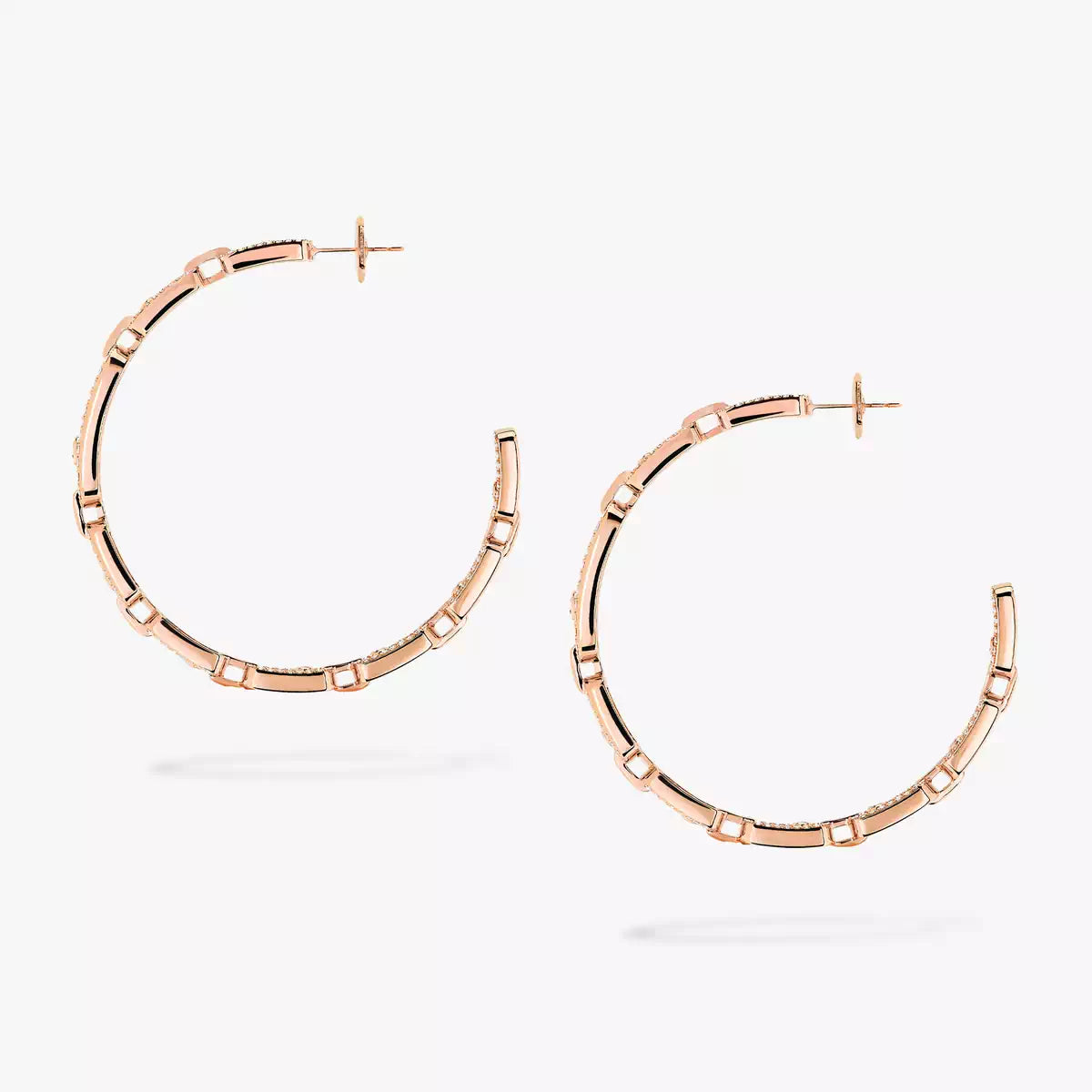 [[⭐Glow]Move Link Diamond Hoop Earrings