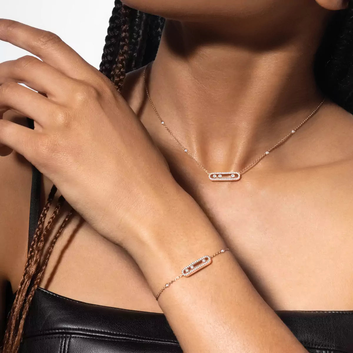 [⭐Glow]Pavé Baby Move Diamond Bracelet