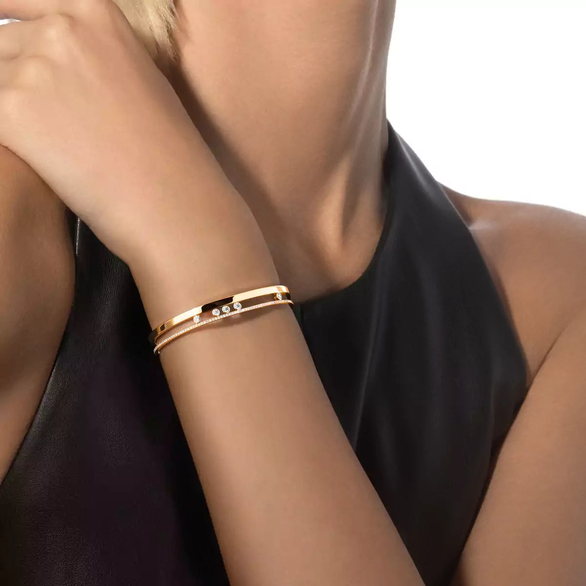 [⭐Glow]Move Romane Diamond Bangle Bracelet