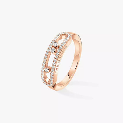 [⭐Glow] Baby Move Gold Diamond Pave_ Ring