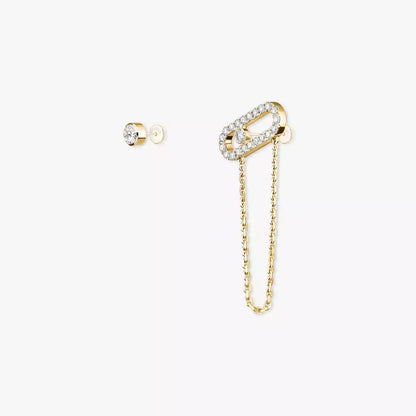 [⭐Glow]Move Uno Diamond Earrings