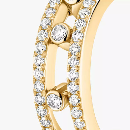[⭐Glow]Diamond Pave_ Hoop Earrings Move