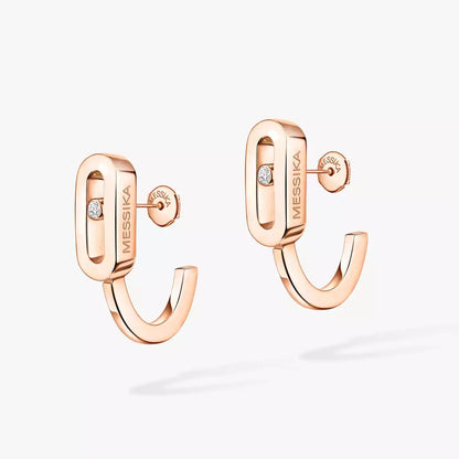 [⭐Glow]Diamond Mini Hoop Earrings Move Classique