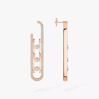[⭐Glow]Diamond Pendant Earrings Move 10Th