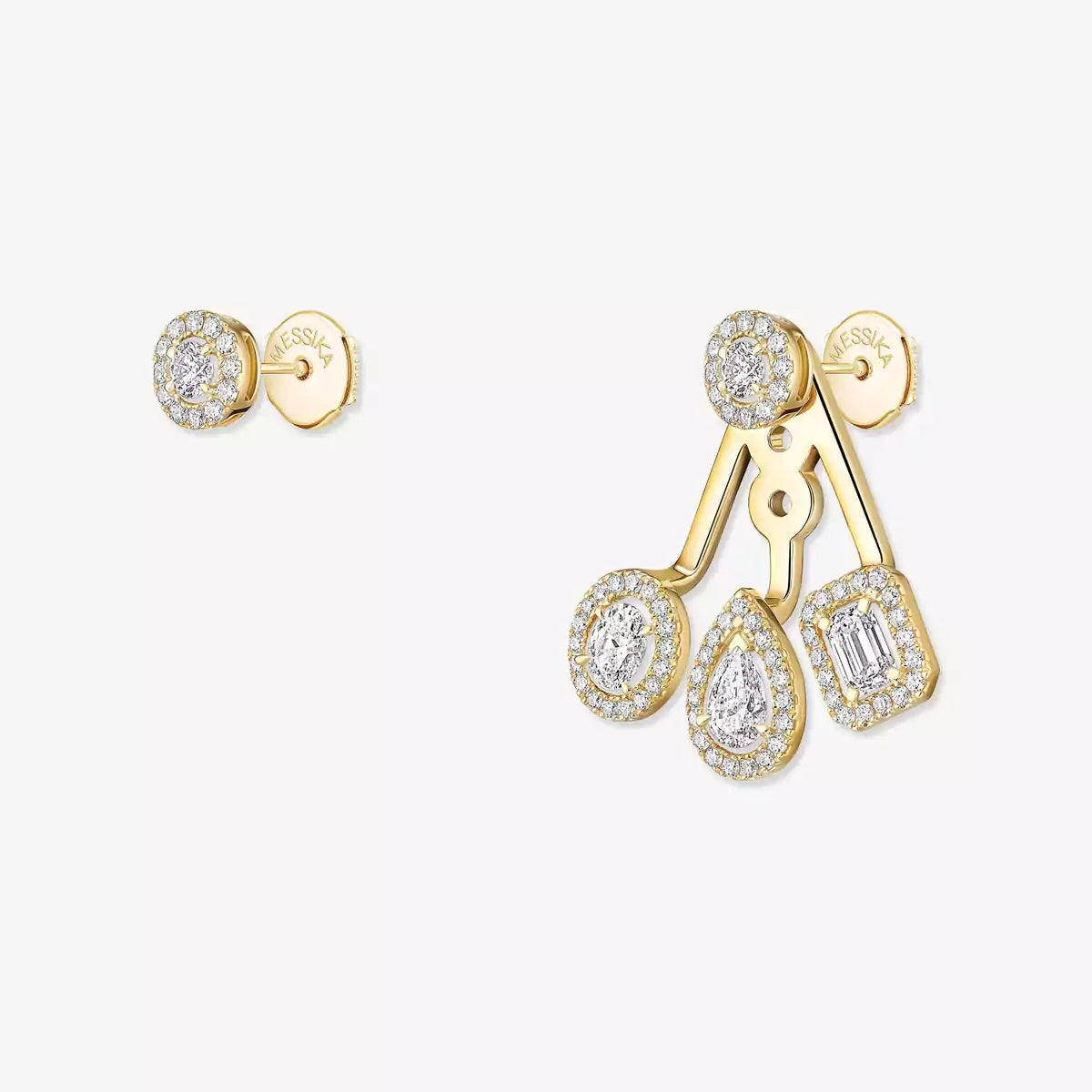 [⭐Glow] My Twin Trio  Diamond Earrings