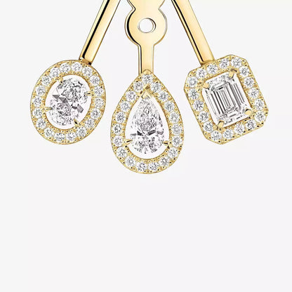 [⭐Glow] My Twin Trio  Diamond Earrings