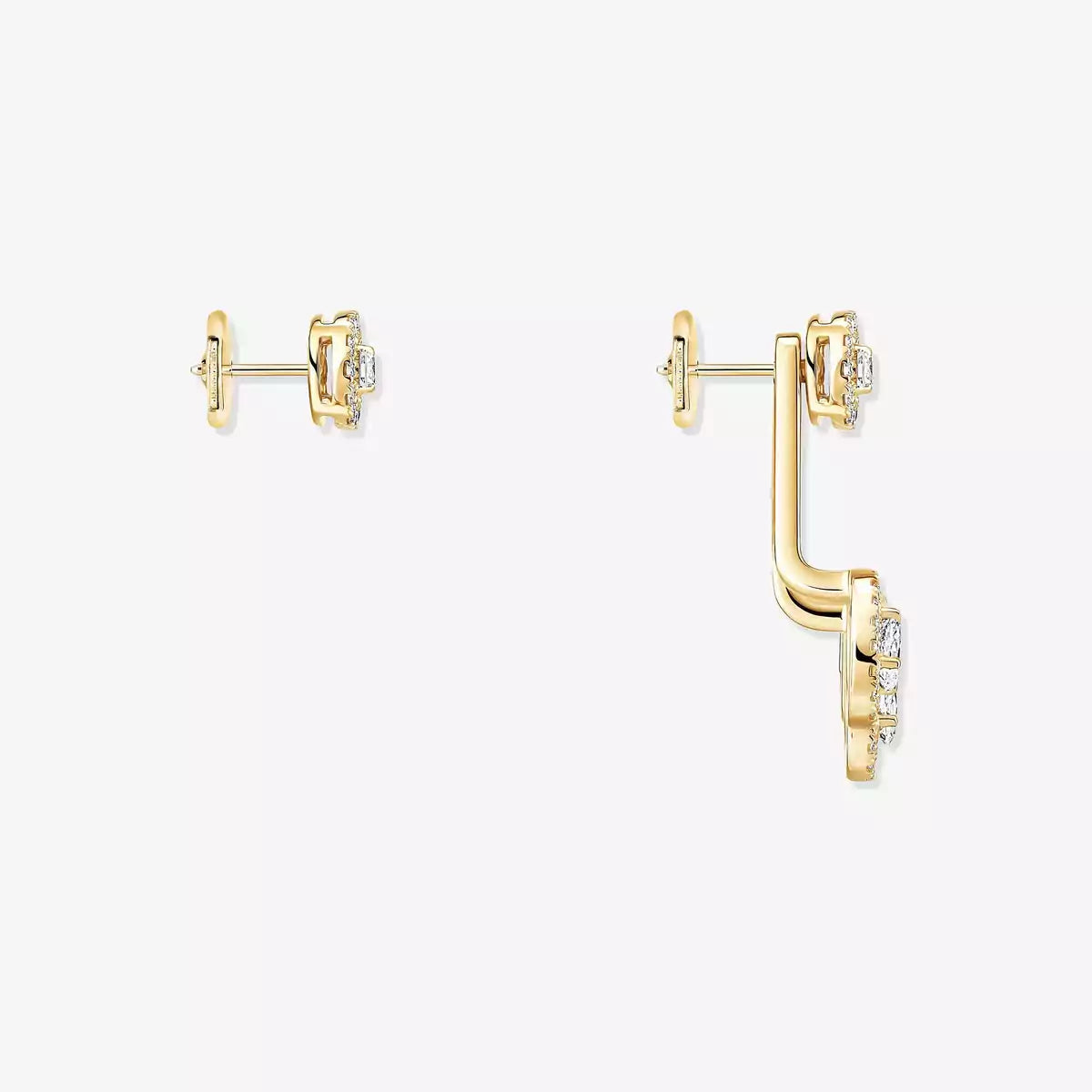 [⭐Glow] My Twin Trio  Diamond Earrings