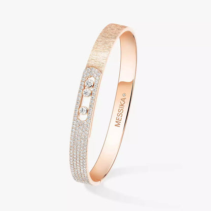 [⭐Glow]Move Noa Ciselé half pavé bangle