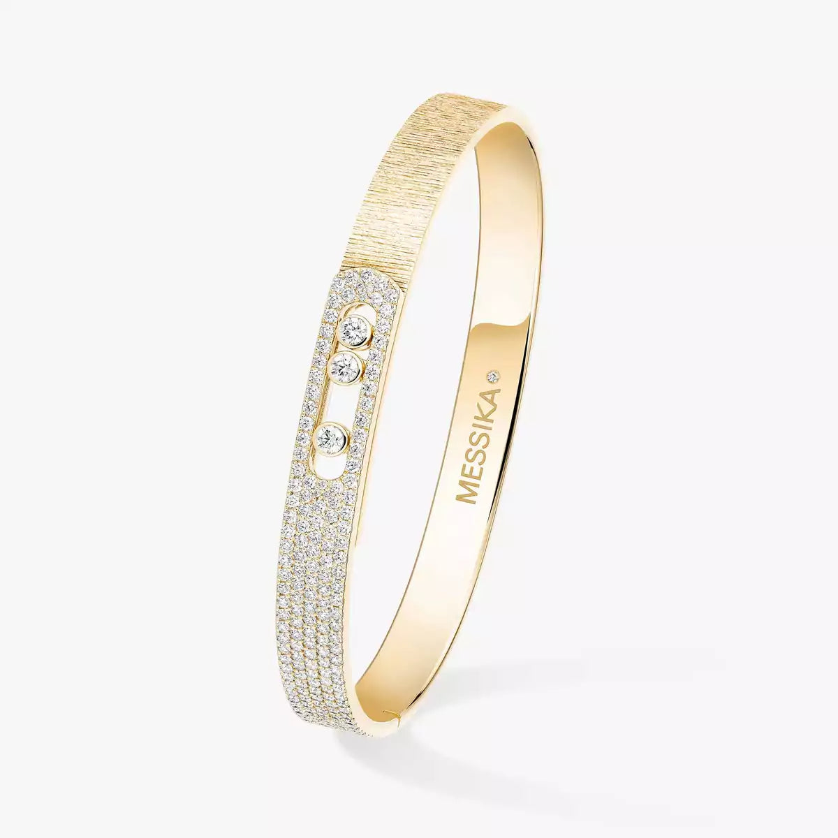 [⭐Glow]Move Noa Ciselé half pavé bangle