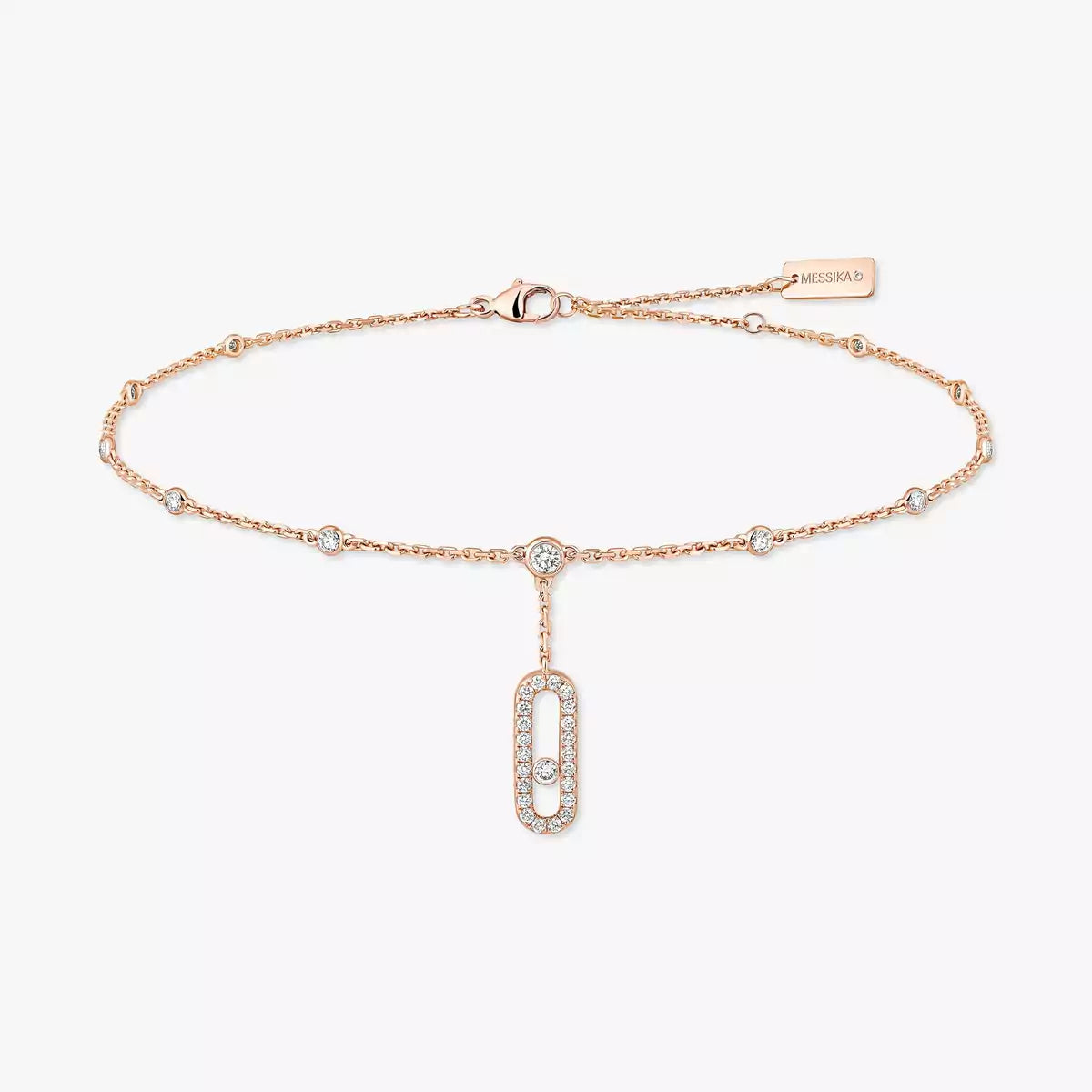 [⭐Glow] Move Uno pavé ankle bracelet
