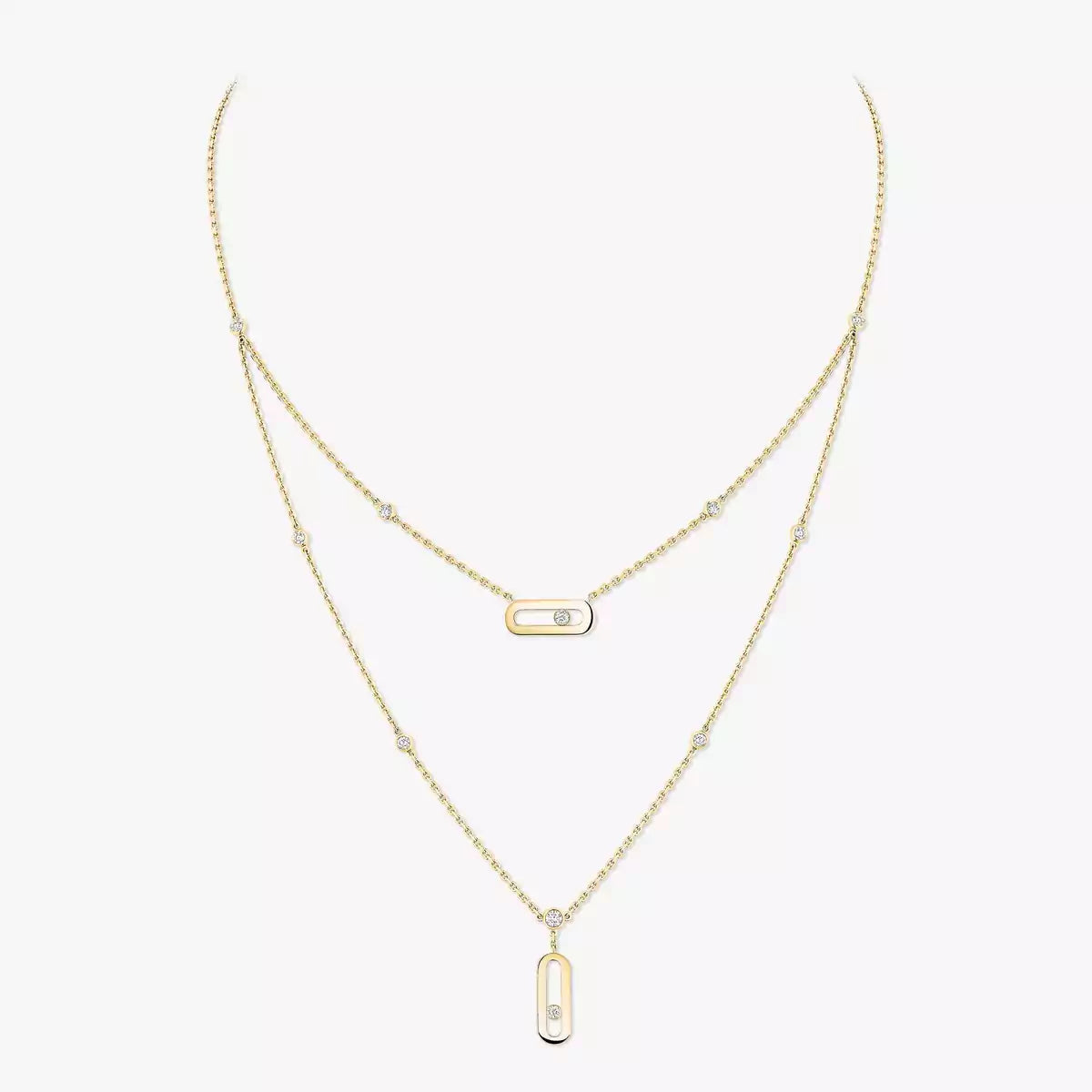 [⭐Glow] Move Uno Diamond Necklace