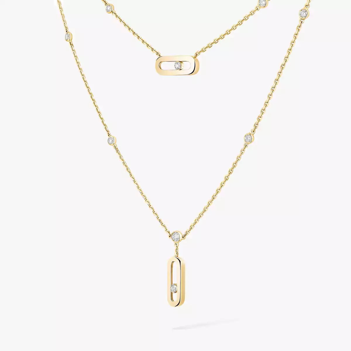 [⭐Glow] Move Uno Diamond Necklace