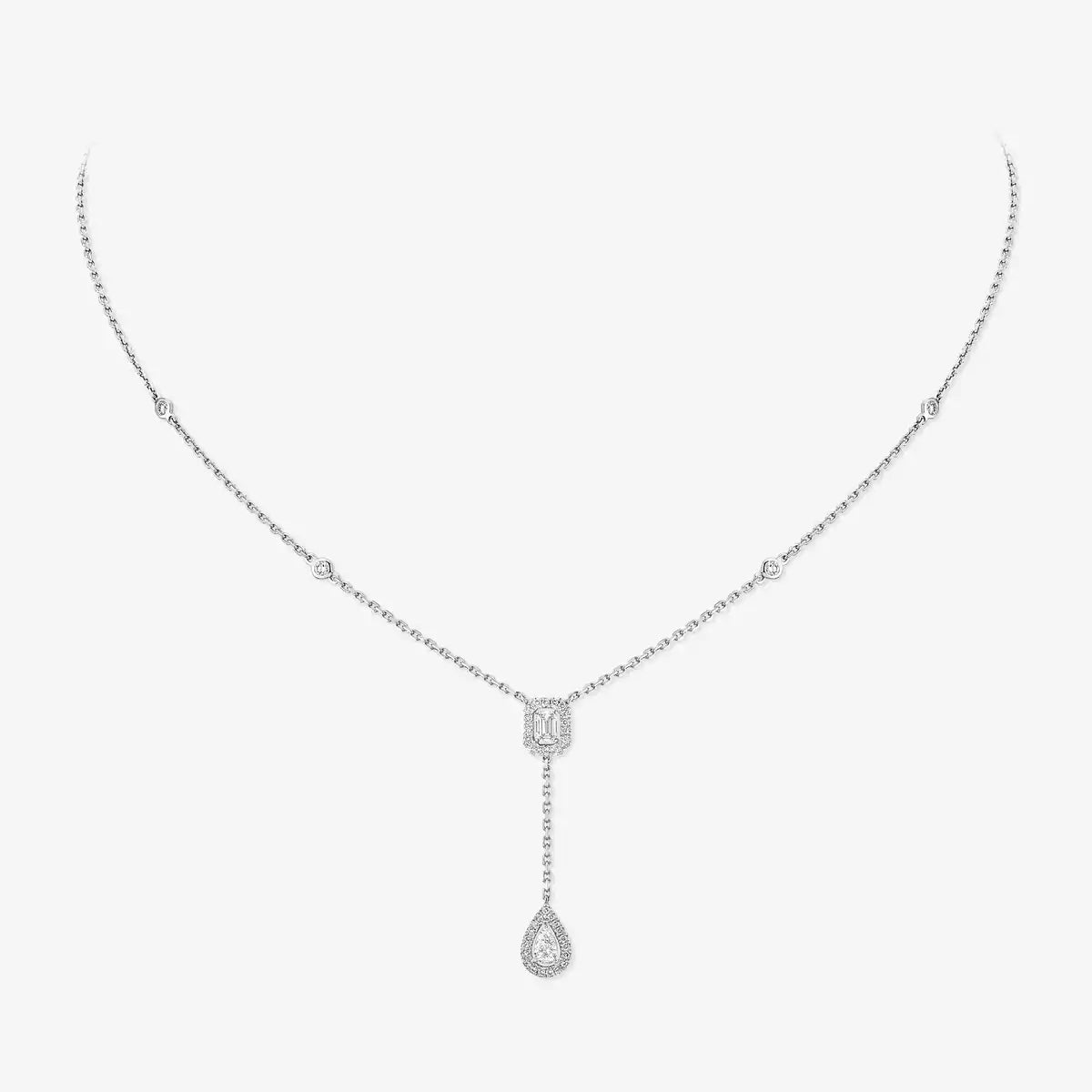 [⭐Glow]Gold Diamond Tie Necklace