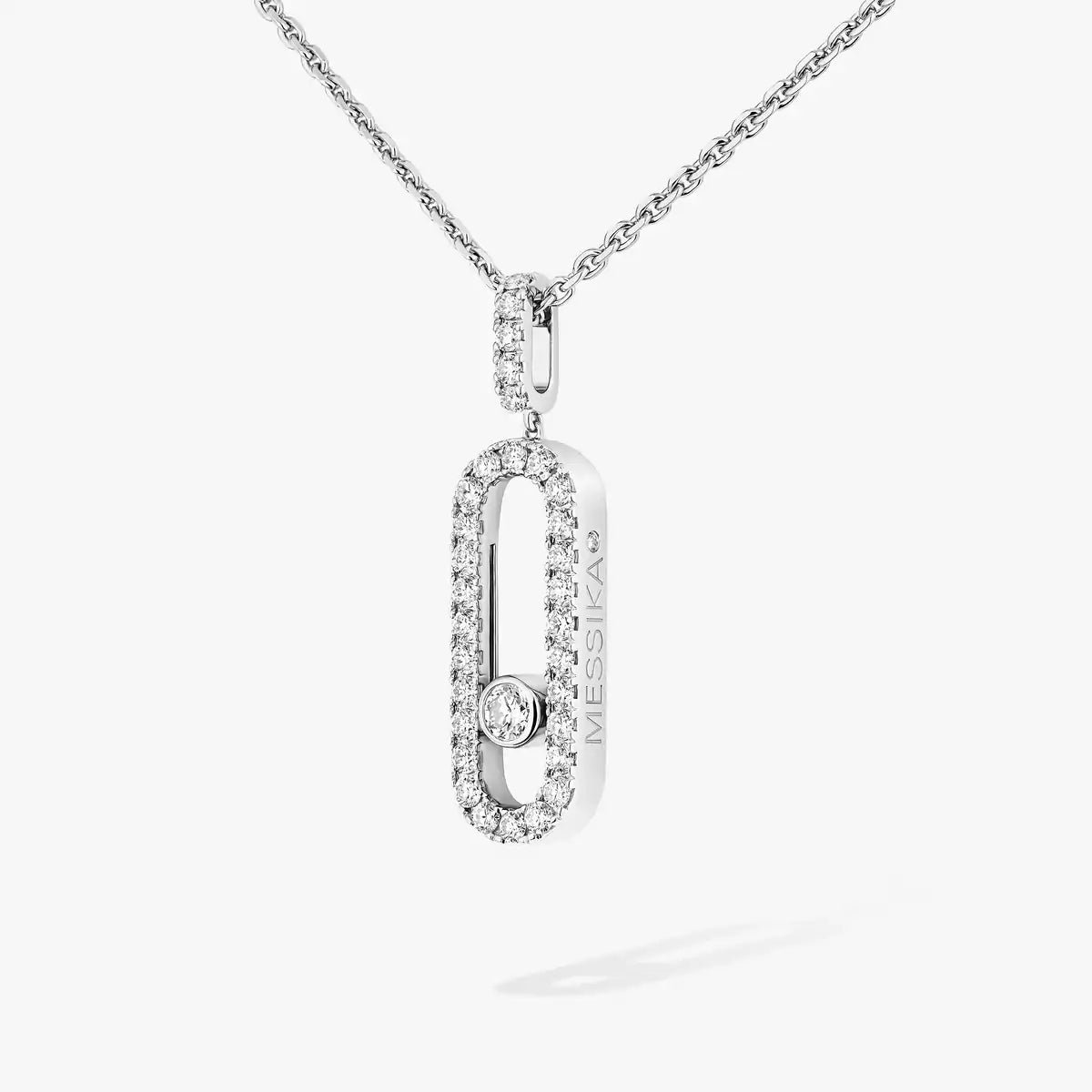 [⭐Glow]Move Uno Diamond Necklace in Rose Gold