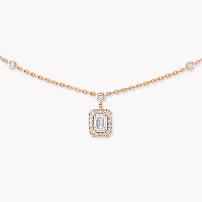 [⭐Glow]My Twin Diamond Necklace in Silver