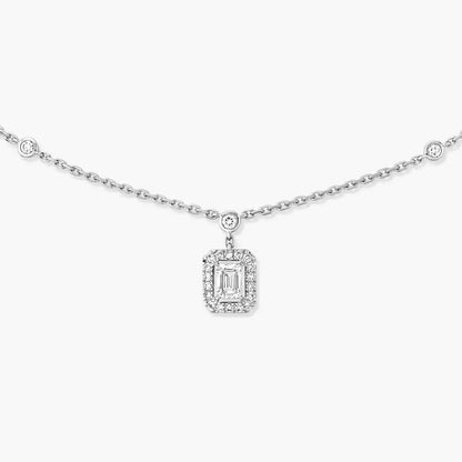 [⭐Glow]My Twin Diamond Necklace in Silver
