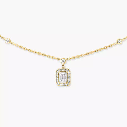 [⭐Glow]My Twin Diamond Necklace in Silver