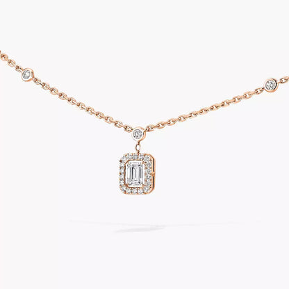 [⭐Glow]My Twin Diamond Necklace in Silver