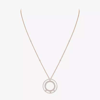 [⭐Glow]Move Romane Long Pave_-Set Diamond Necklace