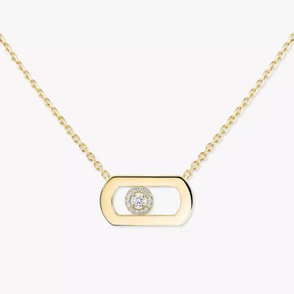 [⭐Glow]So Move Diamond Necklace in Gold
