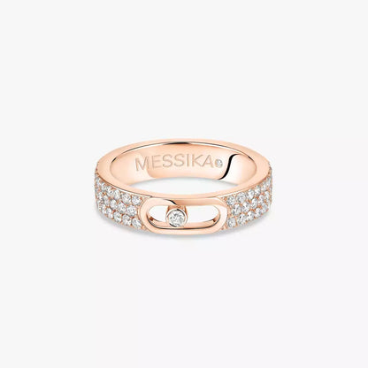 [⭐Glow]Move Joaillerie Pave_ Diamond Wedding Ring