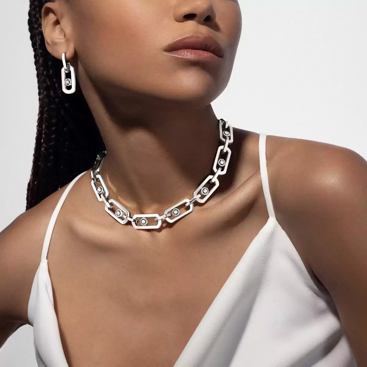 [⭐Glow]So Move XL Diamond Pendant Earrings