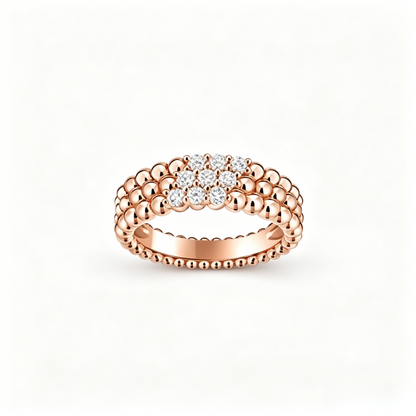 [⭐Glow] THREE-ROW DIAMOND RING