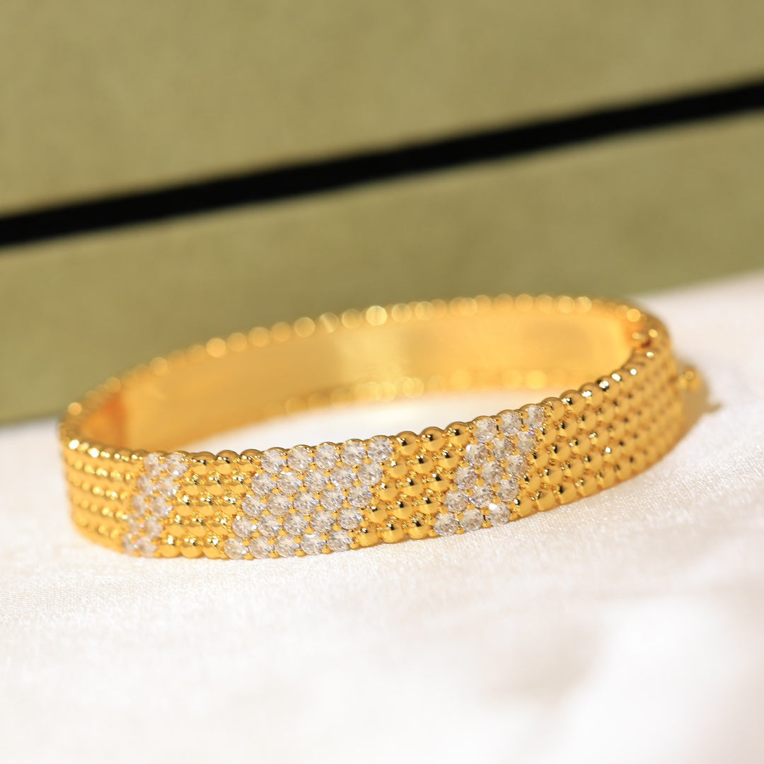 [⭐Glow]  FIVE-ROW DIAMOND BRACELET