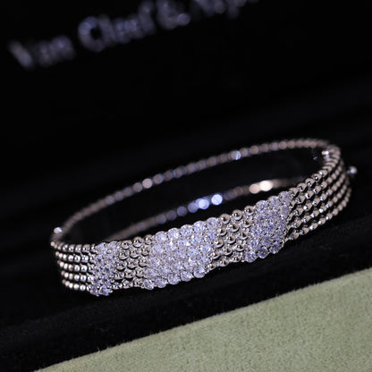 [⭐Glow]  FIVE-ROW DIAMOND BRACELET