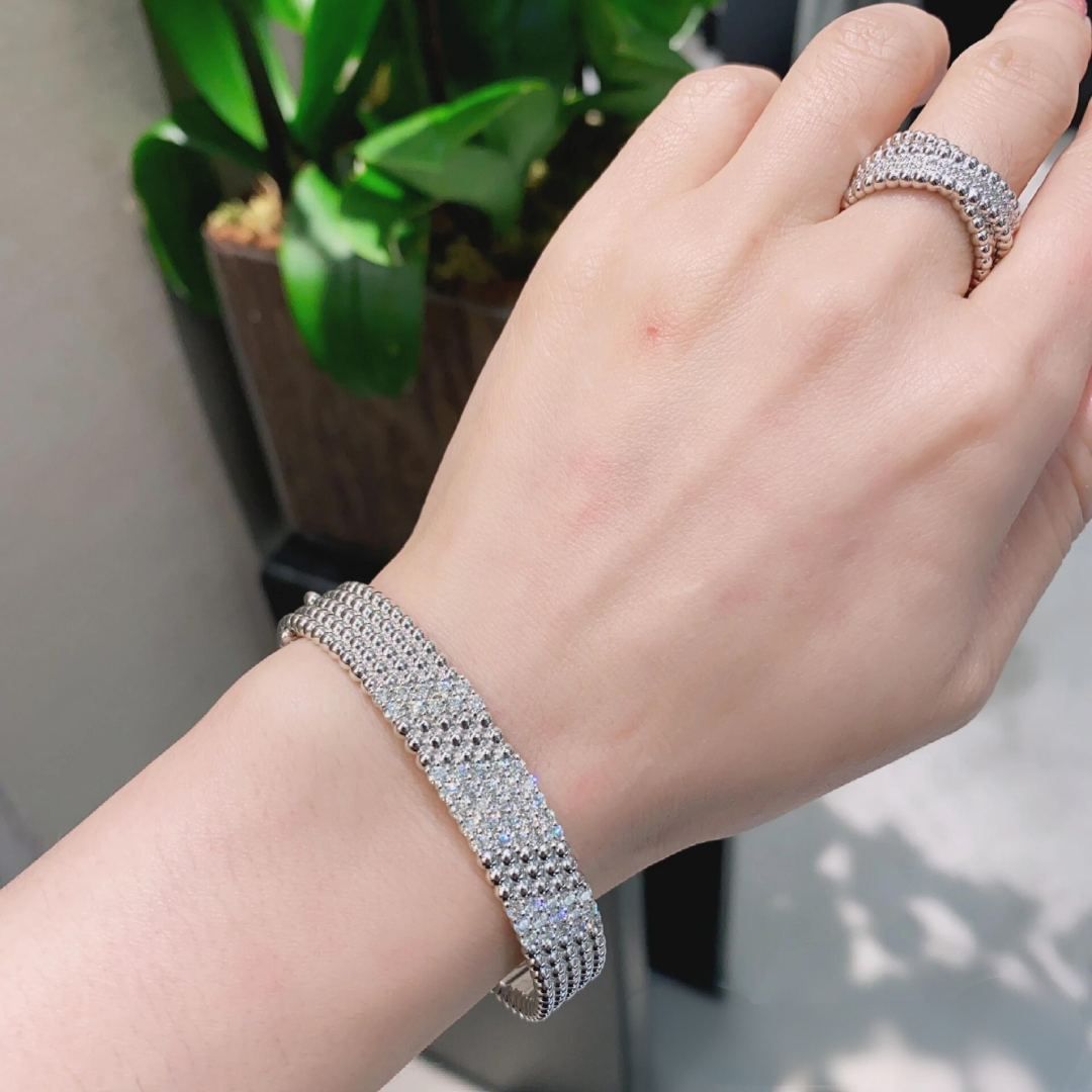 [⭐Glow]  FIVE-ROW DIAMOND BRACELET