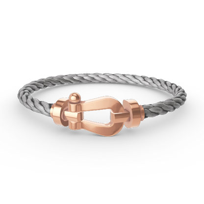 [⭐Glow]FORCE LARGE HORSESHOE NO DIAMOND BRACELET ROSE GOLD