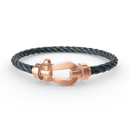 [⭐Glow]FORCE LARGE HORSESHOE NO DIAMOND BRACELET ROSE GOLD