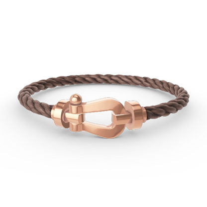 [⭐Glow]FORCE LARGE HORSESHOE NO DIAMOND BRACELET ROSE GOLD