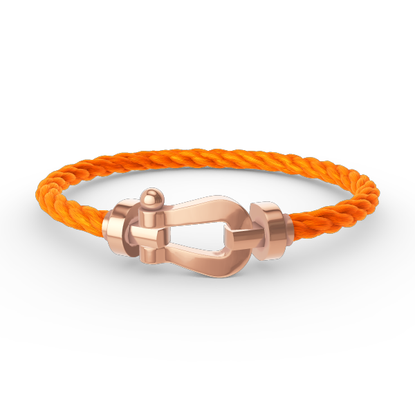 [⭐Glow]FORCE LARGE HORSESHOE NO DIAMOND BRACELET ROSE GOLD