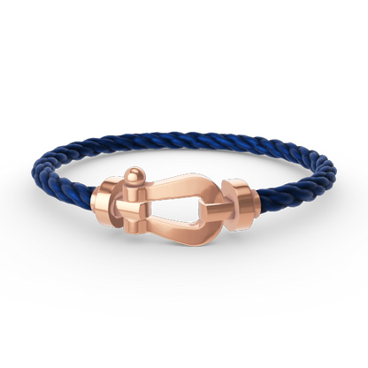 [⭐Glow]FORCE LARGE HORSESHOE NO DIAMOND BRACELET ROSE GOLD