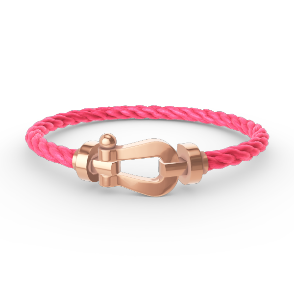 [⭐Glow]FORCE LARGE HORSESHOE NO DIAMOND BRACELET ROSE GOLD